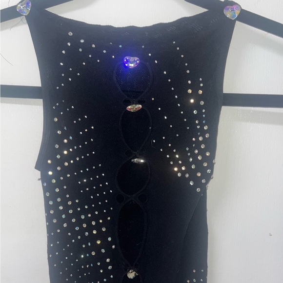 💕 POSTER GIRL JANICE RHINESTONE JUMPSUIT 💕 - Picture 10 of 10